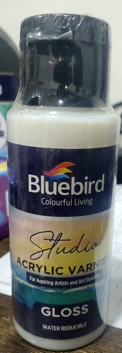 [5065015656388] BlueBird Studio Acrylic Varnish - 100Ml - Gloss