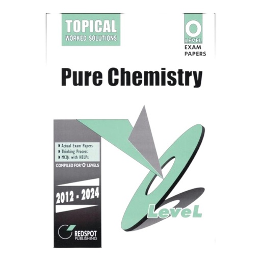 [9789696230090] REDSPOT O Level Pure Chemistry Topical Paper1/2 (Year: 2012 - 2024) -5070