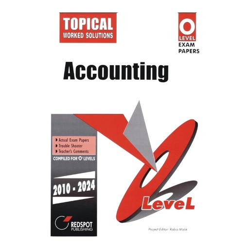 REDSPOT O Level Accounting Topical Paper 1 & Paper 2 (Year: 2010 - 2024) -7707
