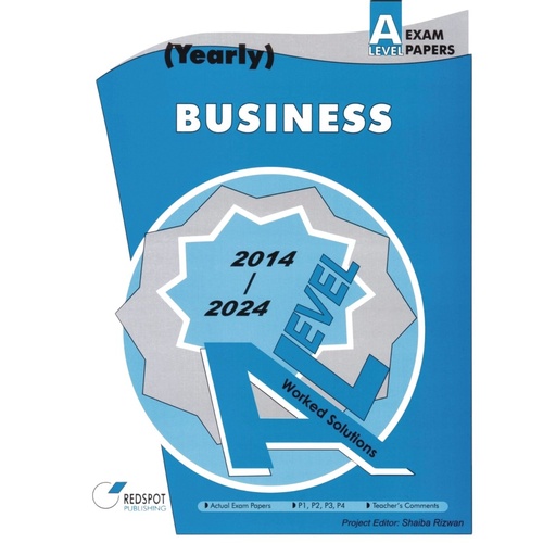 [9789696230311] REDSPOT O Level Business Studies Yearly Paper 1 & 2 (Year: 2014 - 2024) - 9609