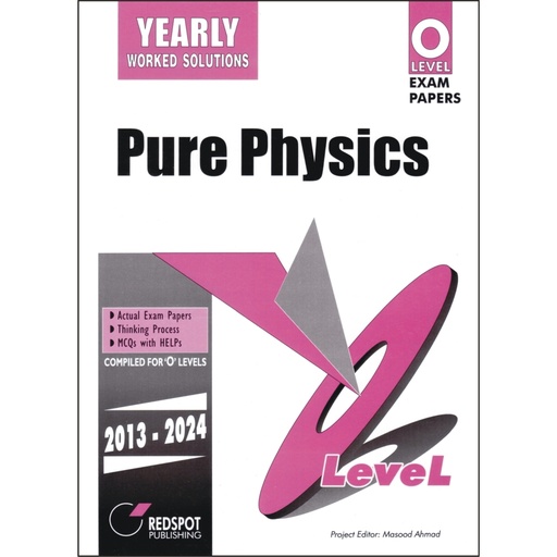 [9789696230069] REDSPOT O Level Pure Physics Yearly Paper 1 & Paper 2 (Year: 2013 - 2024) -5054