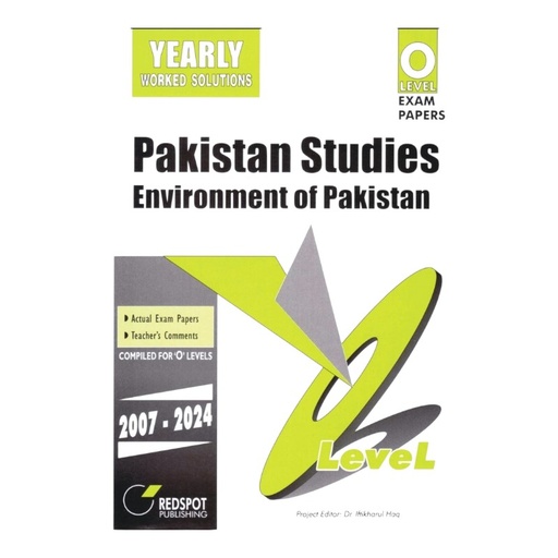 [9789696230212] REDSPOT O Level Pakistan Studies Environment of Pakistan - 2007 - 2024