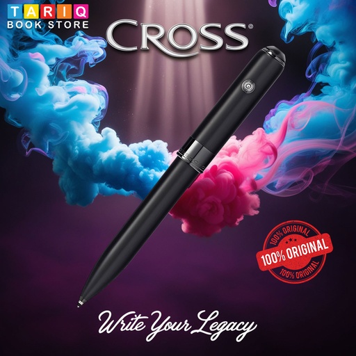 Cross Tracker Coal Black Ballpoint Pen With Polished Black PVD appointments Item# AT0702-102