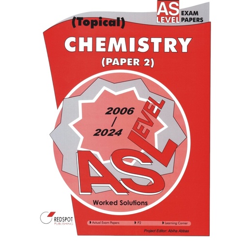 REDSPOT AS Level Chemistry Topical Paper 2 (Year: 2006 - 2024) - 9701