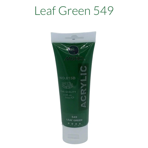 [6974102667314] Maries Acrylic Paint - 75ml - No. 549 - Leaf Green