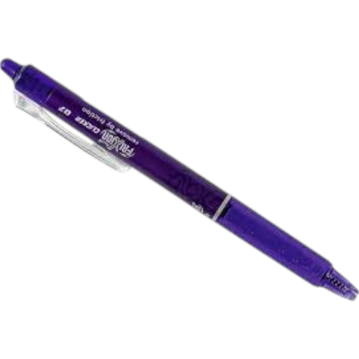[4902505417535] Pilot Frixion Clicker Ball Pen - Violet- 0.7mm - 1 Pcs