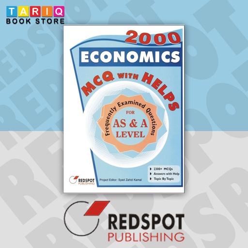 REDSPOT AS & A Level Economics MCQ with Helps (Edition: 2021) - 9708