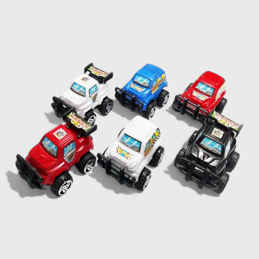 Super Fast Jeeps Cars Set - Pack of 6 - No. AY-2706-F