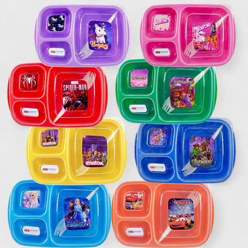 Character Maxware Meal It Lunch Box Plastic (Large) - 1000ML