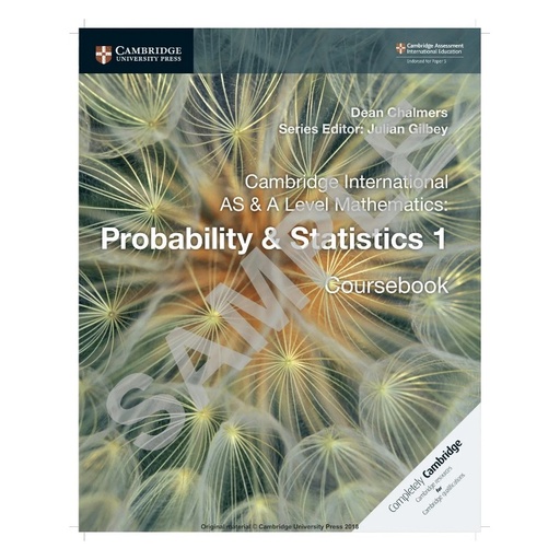 [9781108407304] Cambridge International AS & A Level Mathematics Probability & Statistics 1  Coursebook
