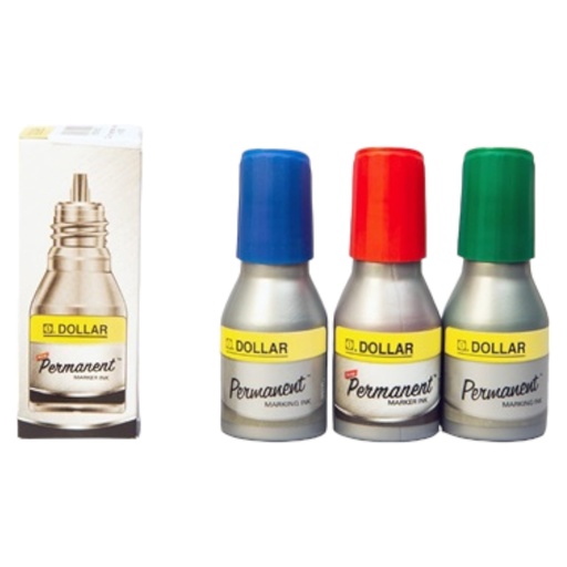 Dollar Permanent Marker Ink 15ml - Blue