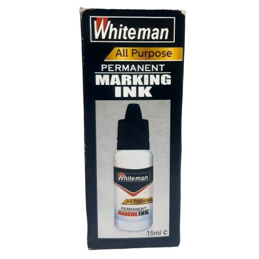 Whiteman Permanent Marker Ink (PM15) 15ml - Black