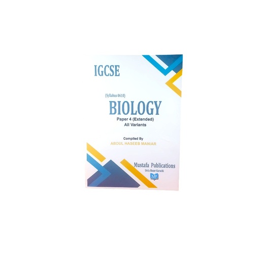 Al Mustafa IGCSE Biology Paper 4 (Edition: 2018-2024)