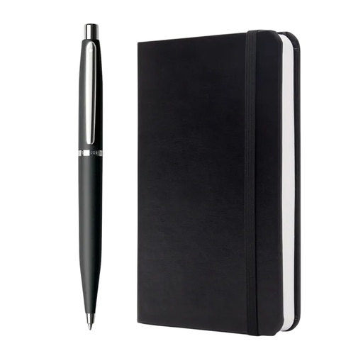 Sheaffer VFM 9405 Matte Black Ballpoint Pen + Note Book Set