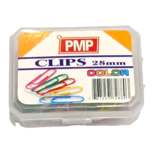 [767257733500] Multi Color PMP Clips 33mm