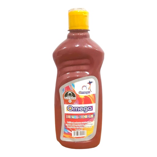 Omega Burnt Sienna Poster Colour 6 - 500ml