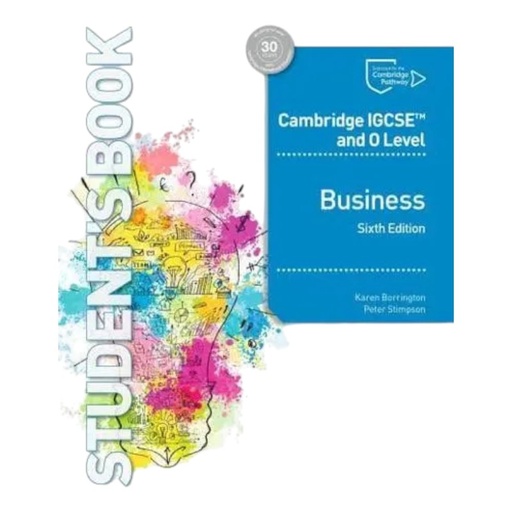 [9781036010645] Cambridge IGCSE And O Level Business Book 6th Edition - Low Price Edition