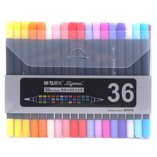 [6941025199130] M&G SignMe Brush APMW 7610 -36 Colour - Double Sided