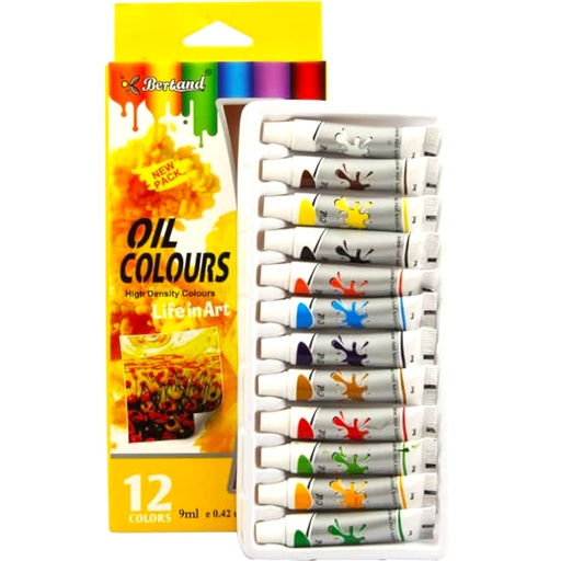 Oli Colours Tubes - Pack of 12 - 12ml - No.01212N - Bertand