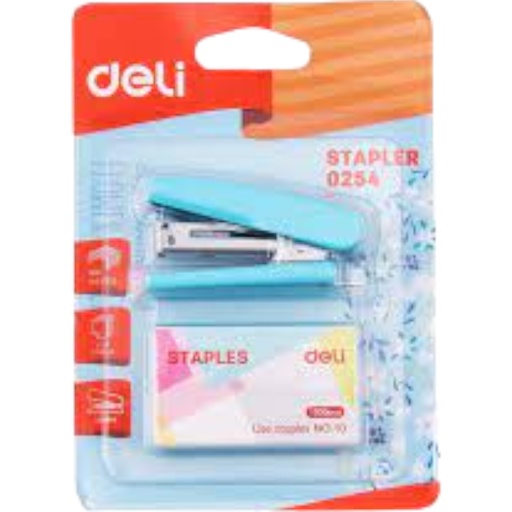 [6921734902542] Mini Stapler - No. 0254 - Deli