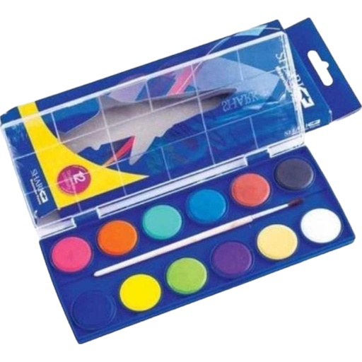 [6920212743547] 12 Water Colors - No. OC212 - Small - Shark