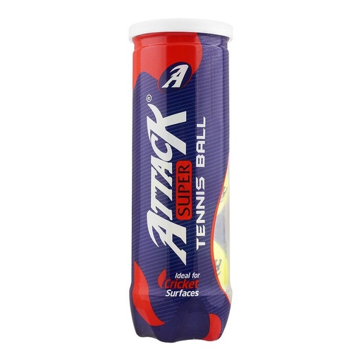 Super Tennis Ball - Pack Of 3 - Attack