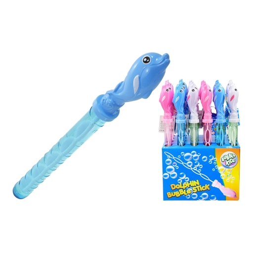 Dolphin Bubble Stick - Medium Size - Assorted Colors