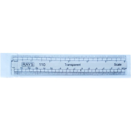 Transparent Scale - 6 Inch