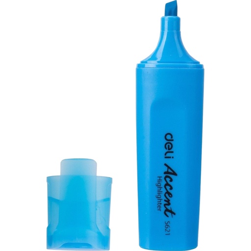 [6935205326218] Accent Highlighter - Blue- No.S621 - Deli