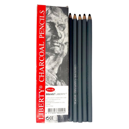 [4711093800205] Liberty Charcoal Pencils - 1 Pcs - No. CB-0800