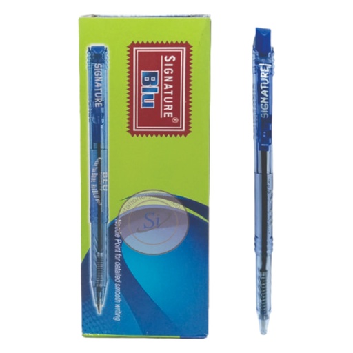 [8964003094010] Signature Ball pen - Blue - 1 Pcs