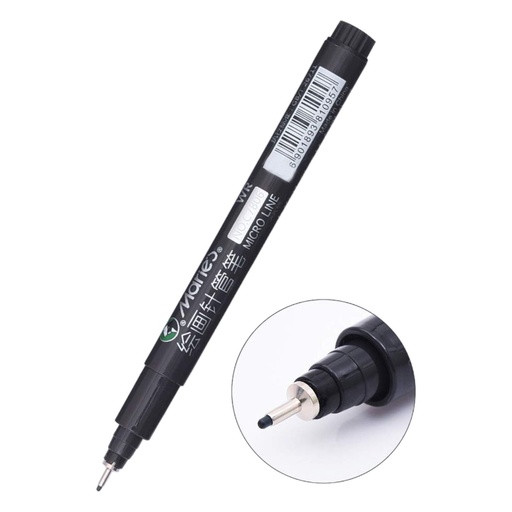 Maries Micro Line Pen - Black - 0.8mm - 1 Pcs - No. C7806