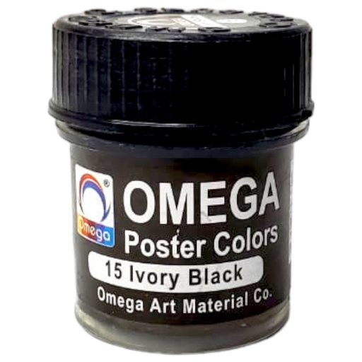 [6634272030157] Ivory Black Poster Color - 15 - Omega