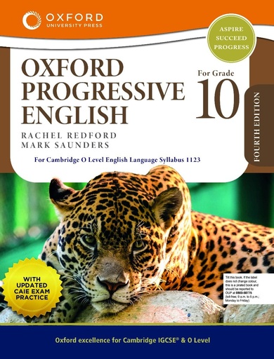 [9789697342624] Oxford Progressive English Book 10 4Ed