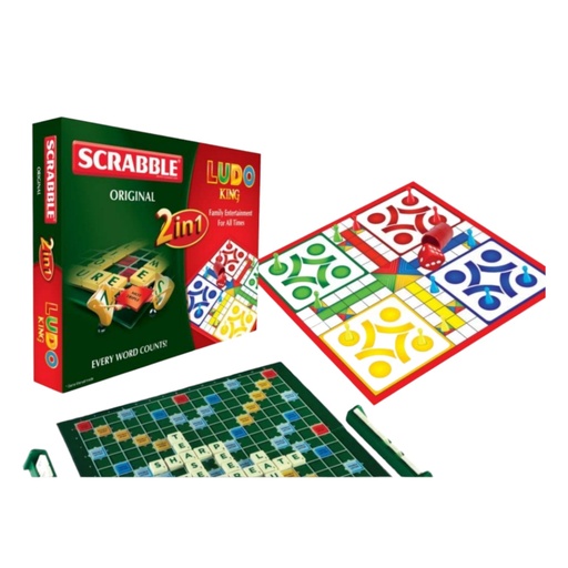 [9789697084746] Scrabble & Ludo King 2 In 1 - No. 1960