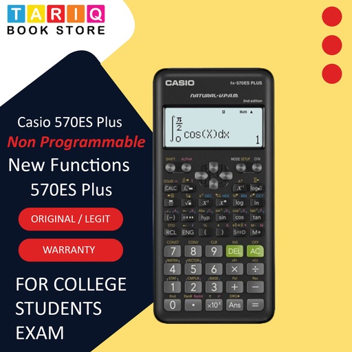 [4549526608759] casio scientific calculator fx-570ES plus