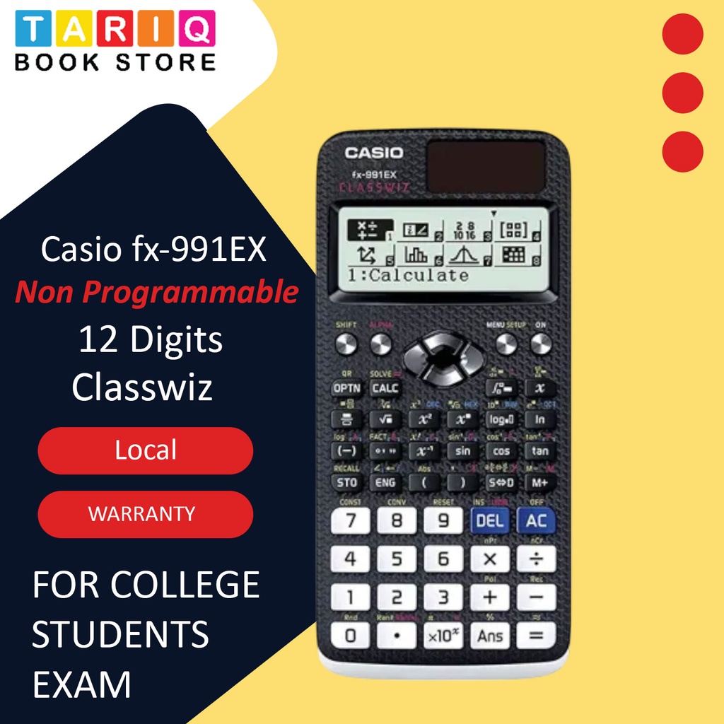 Casio Classwiz How To Restart A Scientific Calculator Casio