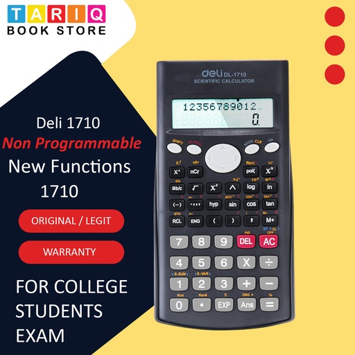 [6921734917102] Deli Scientific Calculator 1710 (Original)