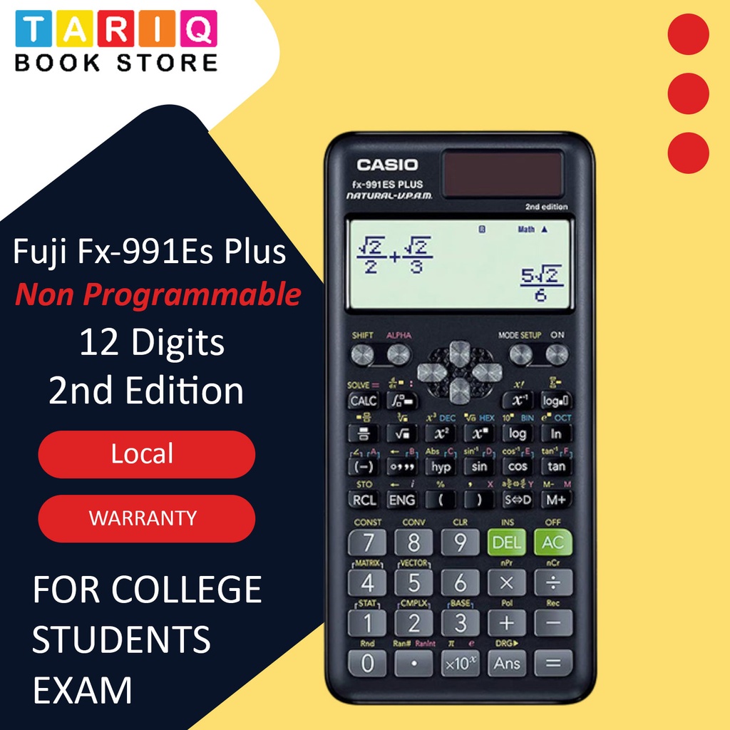 Fuji Calculator Fx-991Es Plus Fx-991Ex Tariq Book Store