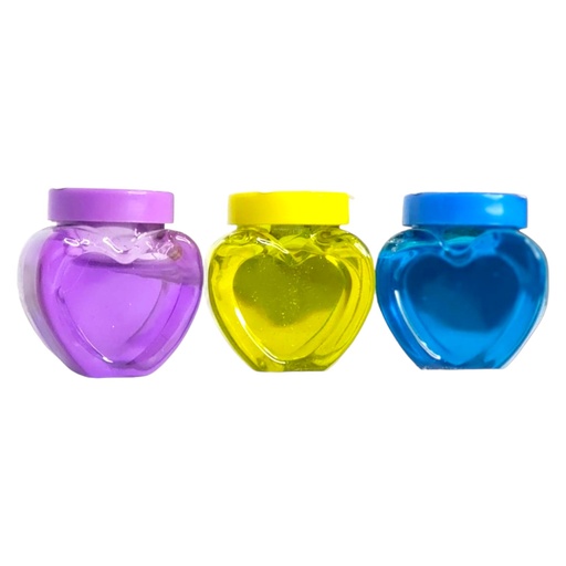 Heart Shape Crystal Slime Box - Assorted Colours