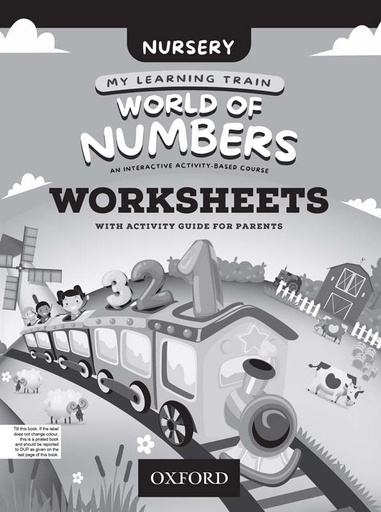 [9780190701260] My Learning Train: World of Numbers Nursery Workbook