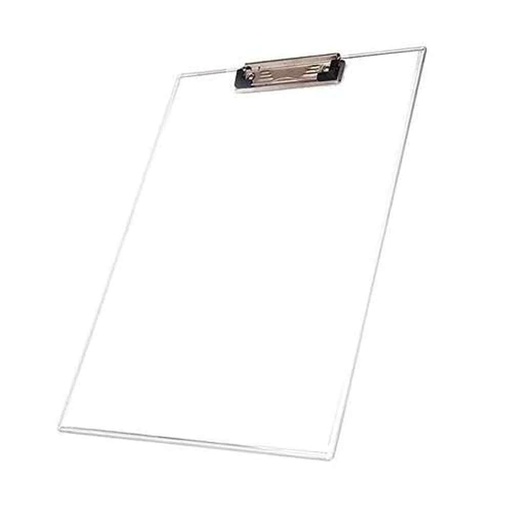 Transparent Exam board Assorted Colours