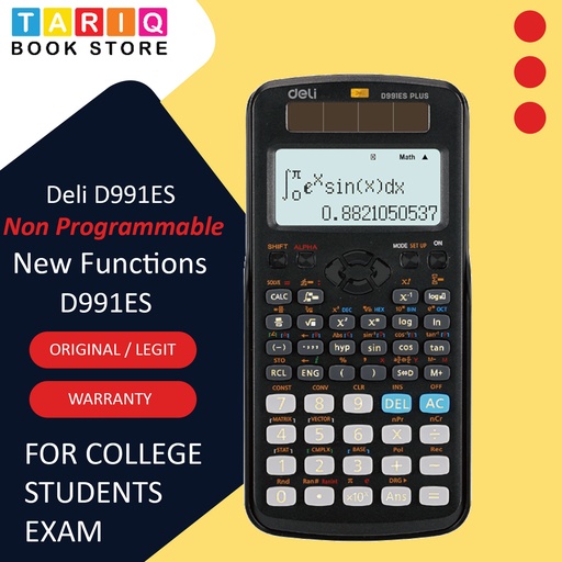 [6921734928306] DELI Scientific Calculator D991ES