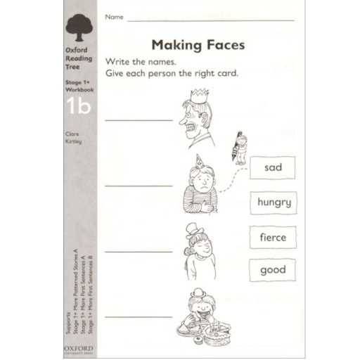 [9780198456124] Oxford Reading Tree: Level 1+: Workbook 1b: Clare Kirtley