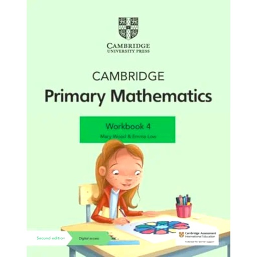[9781108760027] Cambridge Primary Mathematics Workbook 4 With Digital Access (1 Year) 2Ed - Low Price Edition