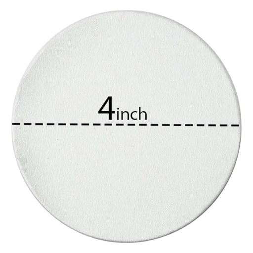 Circle Shape City Canvas Fine Quality - 4 Inch