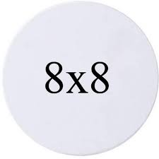 Circle Shape City Canvas Fine Quality - 8 Inch