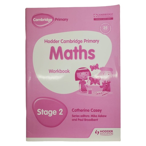 [9781471884597] Hodder Cambridge Primary Mathematics Stage 2 Workbook