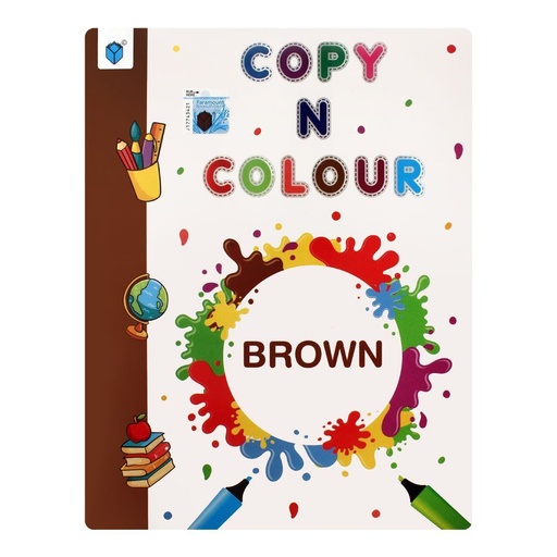 [9789692101165] Copy n Colour (Brown) - Paramount Colouring Book