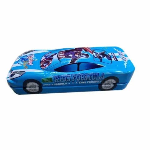 Iron Man Metallic Pencil Box Car Shapes